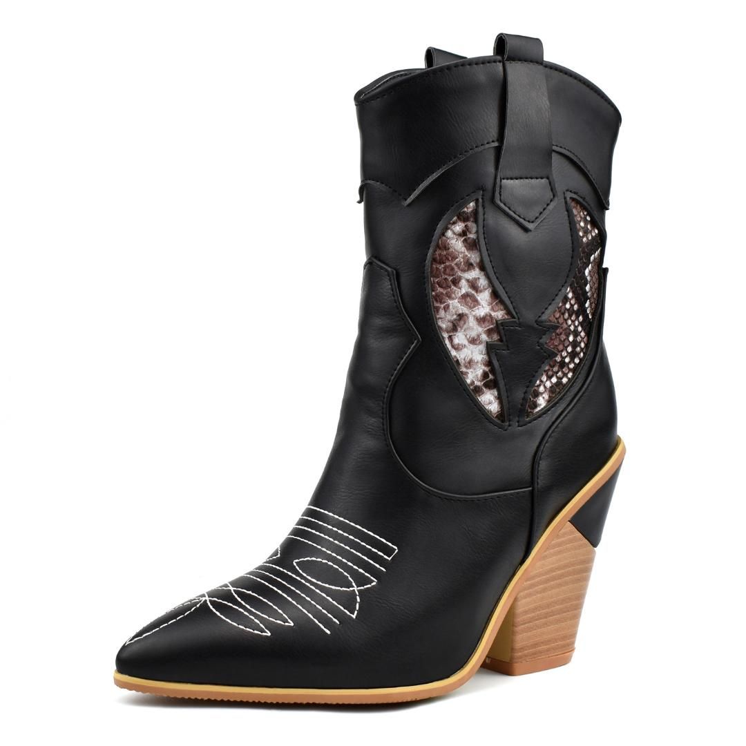 cowgirl boots with high heel