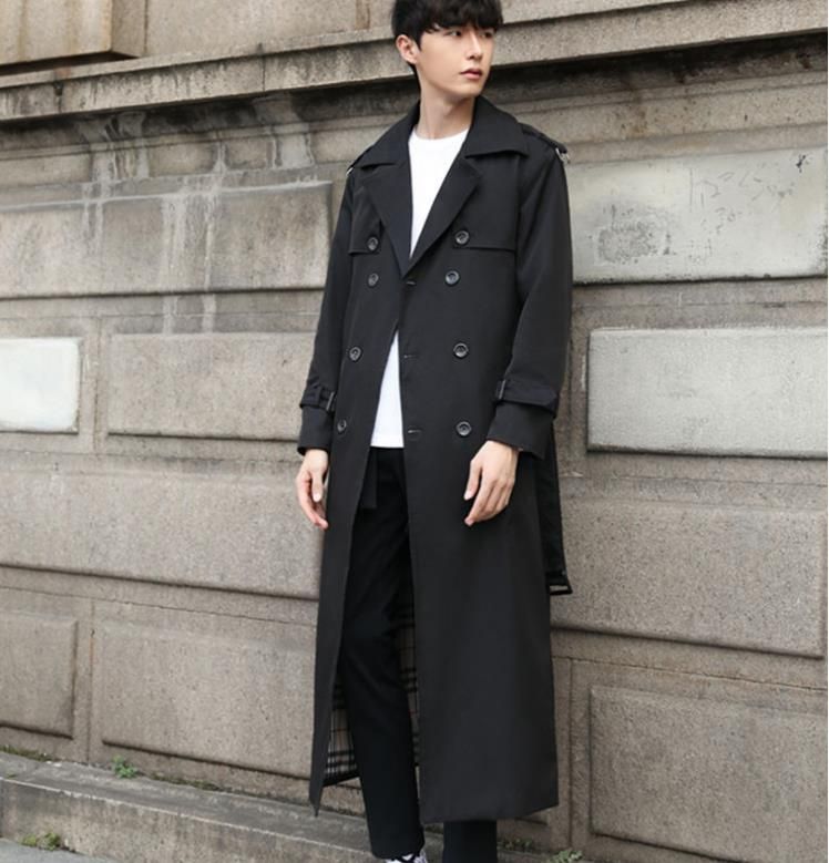 abrigo largo sobre rodilla de invierno de gran tamaño rompevientos hombres gordos además de