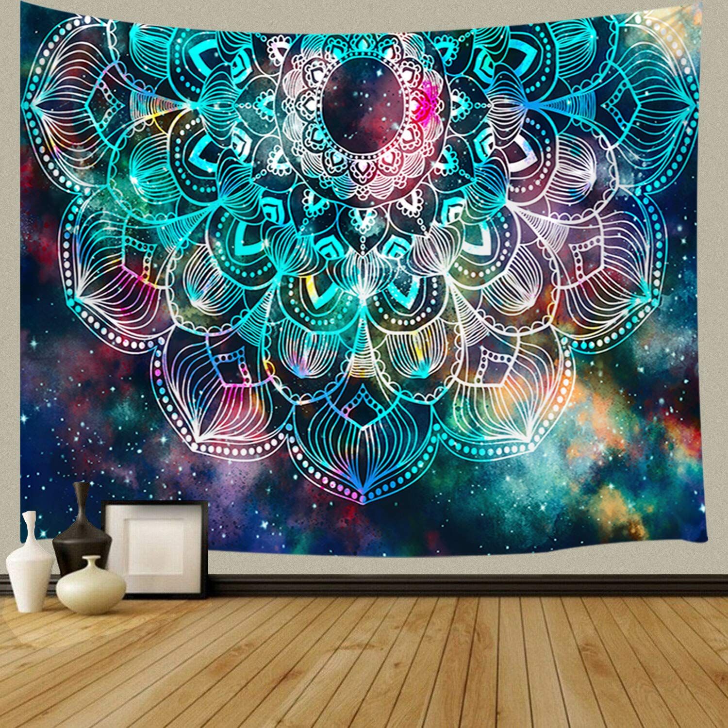 Details about / Hippie Psychedlic Mandala Tapestry Wall Hanging Art Blanket Home Decor USA Stock