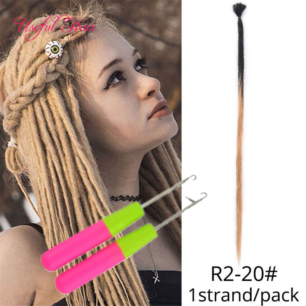 2020 24inch Handmade Hair Extensions Dreadlocks Synthetic Crochet Braid Hair Extension For Men And Women Hip Hop Hairstyle Cool Bug Red From Weavesclosure 0 99 Dhgate Com