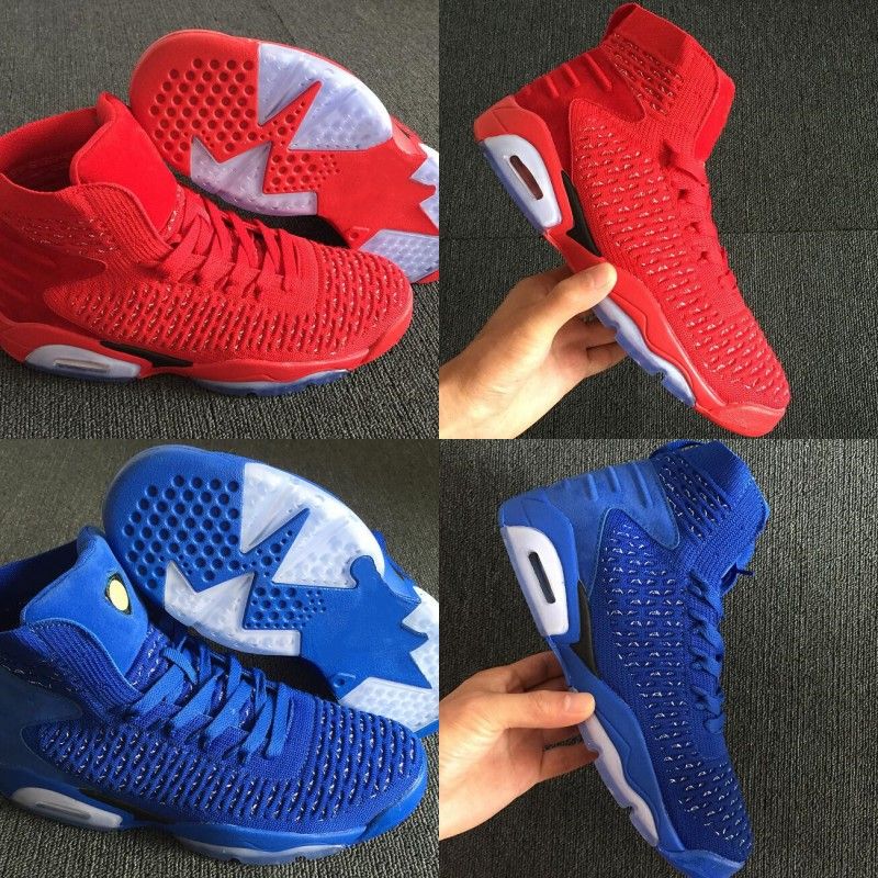 La Nueva Aduana 6 Zapatos De Baloncesto Diseñador De Punto Azul Man Vuelos  VI Tejida Roja De Moda Las Zapatillas De Deporte Buen Barco De Calidad Con  US8 12 Tamaño De La
