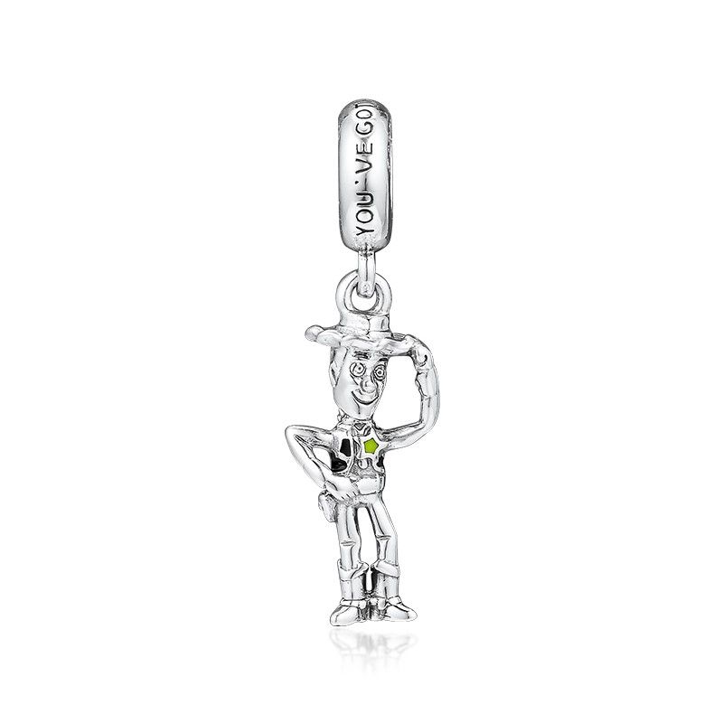 Fits European// Charm Bracelet 1 Metal Dark Antique Silver Dangle Spider Charm