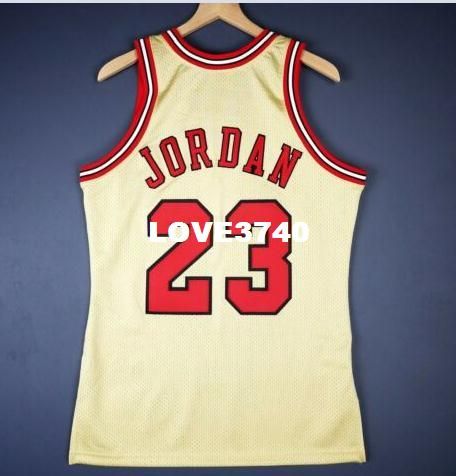 mitchell and ness gold jersey