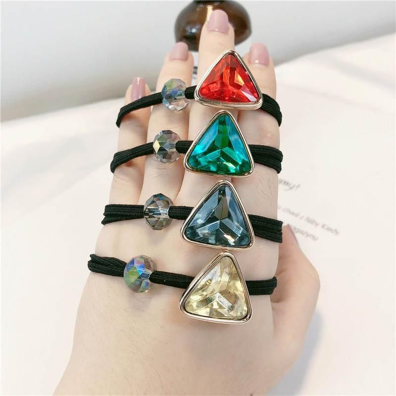 Ins Crystal Women Scrunchies Fashion Girls Hair Scrunchies