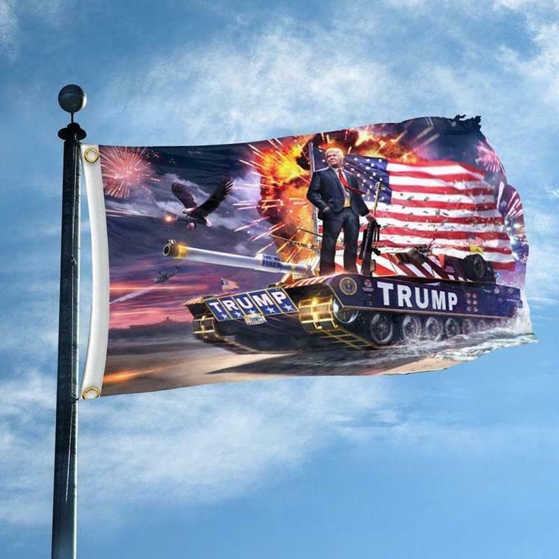 3 X 5' Donald Trump 2020 Para President bandera de doble cara impreso mantener America Gran