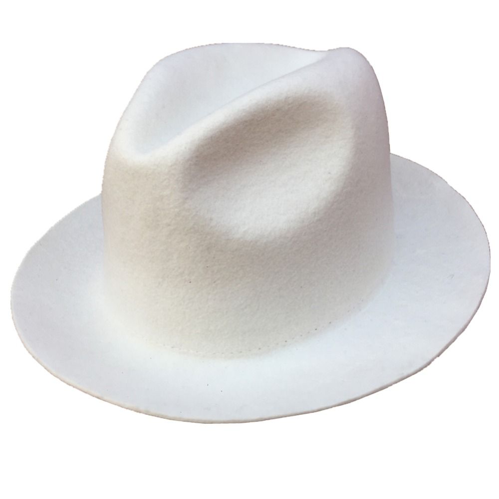 white fedora hat womens