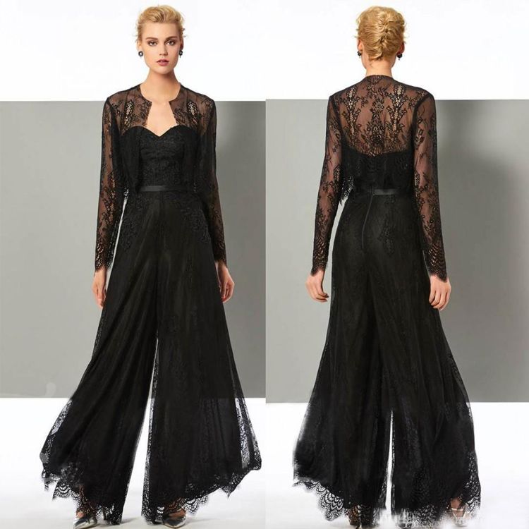 wedding black jumpsuit