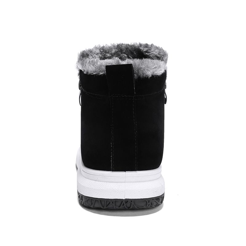 Men Snow Boots Winter Boots Men Winter Shoes Zipper Warm Ankle