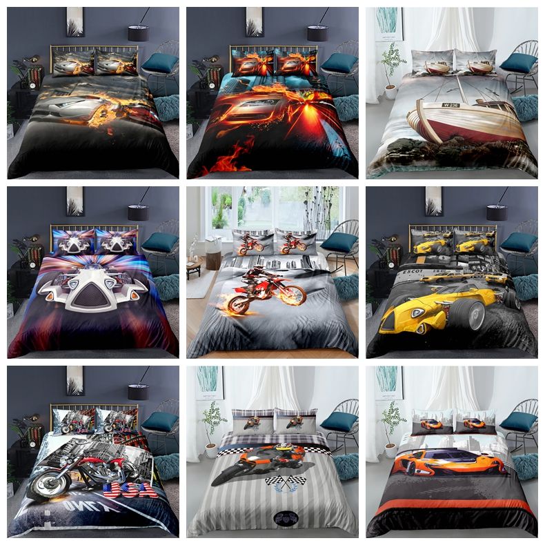 race car comforter set full