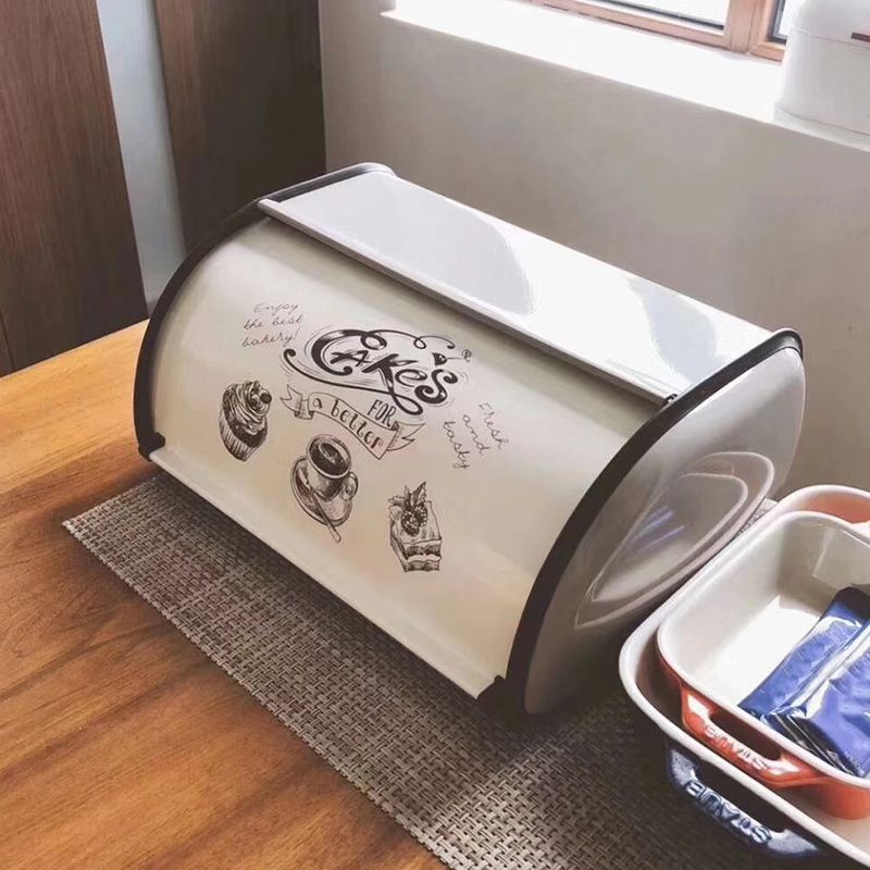 2020 Metal Bread Box Bin Kitchen Storage Containers Home