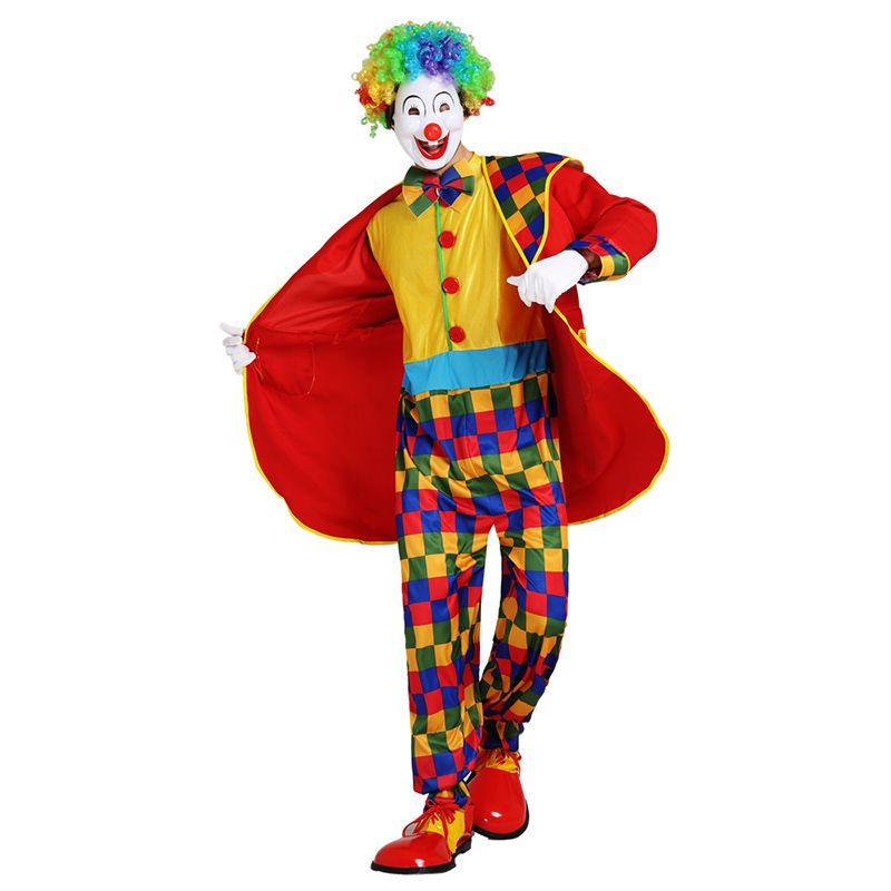 Circus Clown Costume Comedy Mens Clown Outfit Halloween Masquerade Fancy Dress Circus Clown Costume Comedy Mens Clown Outfit Halloween Masquerade Fancy Dress