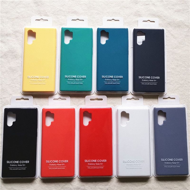 Melhor E Mais Barato Cases Para Celulares Boa Qualtiy Samsung Galaxy S10  Além Disso Líquido Silicone Case Silky Soft Toque Shell Capa Para Galaxy  Nota 10 S10 Lite / S10E Com Box