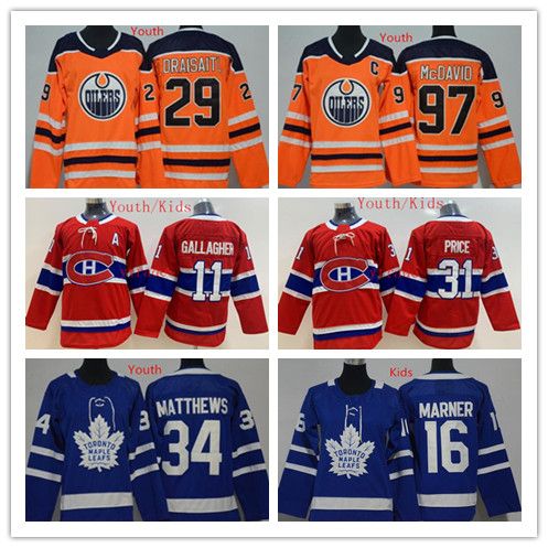 connor mcdavid kids jersey