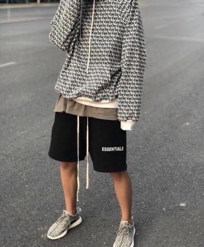 2018 Unisex Hip Hop Fog Fear Of God Essentials Graphic Sweat 『ペンと箸』 FOG ESSENTIALS SHORTS SWEAT GRAPHIC ショートパンツ