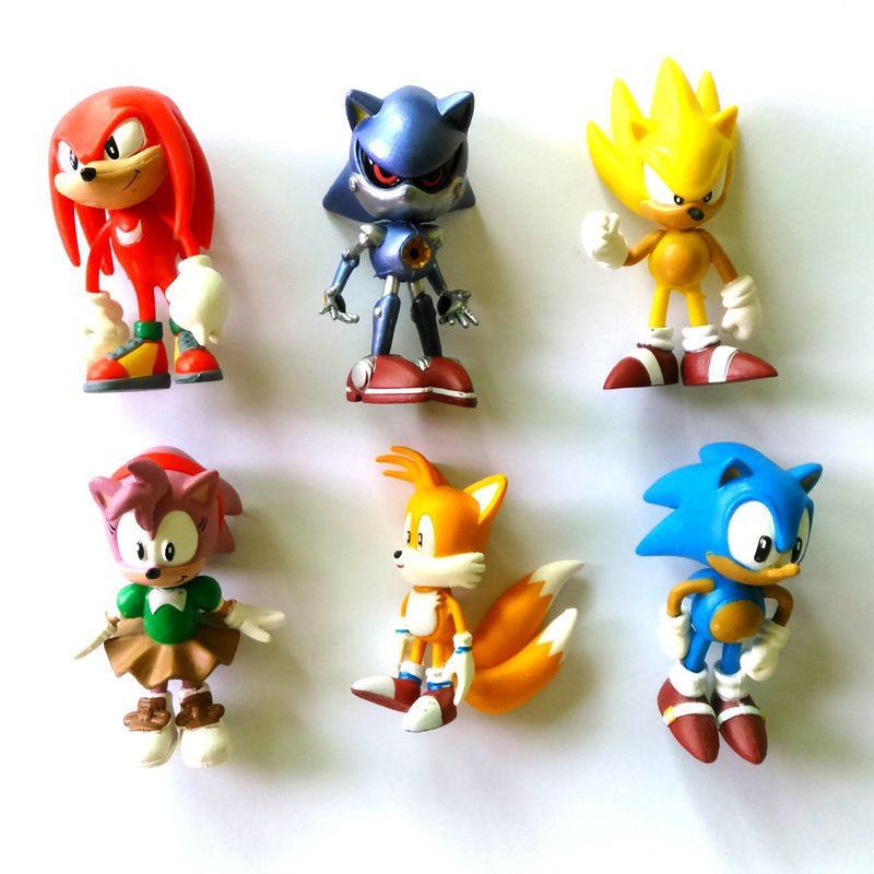 sonic the hedgehog modern figures 6 pack