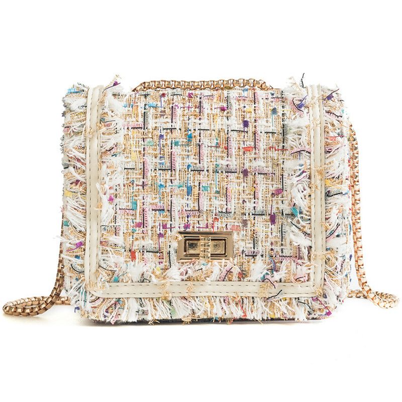 tweed designer bag