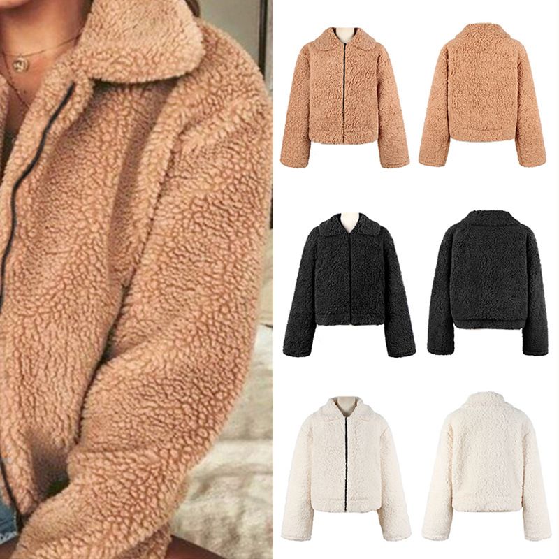 womens teddy bear fleece jacket