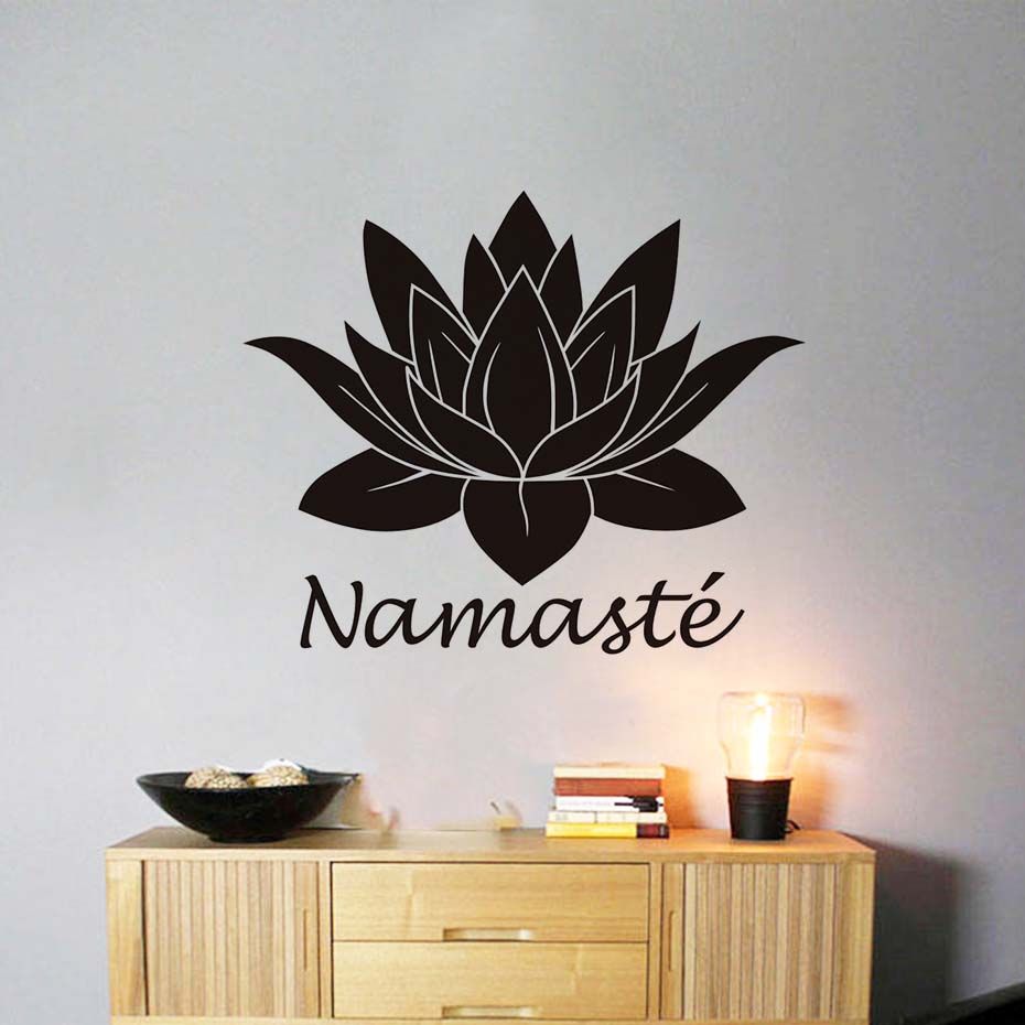 Lotus Wall Decal Vinyl Sticker Art Decor Bedroom Waterproof Mural
