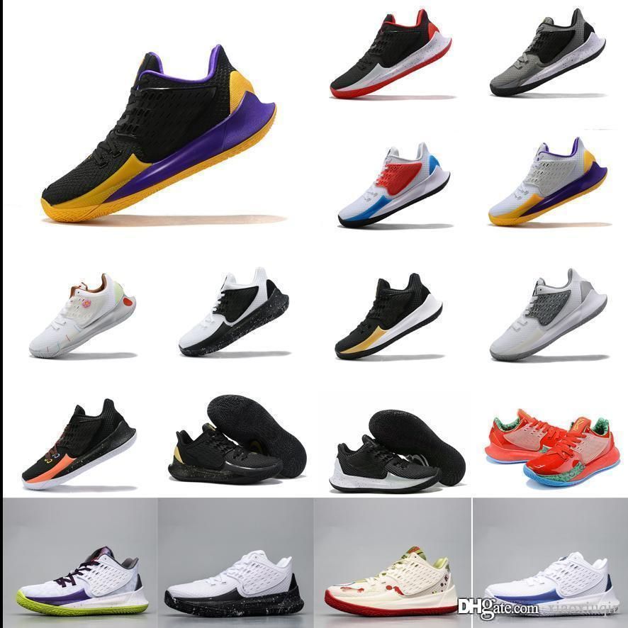 kyrie low black and gold