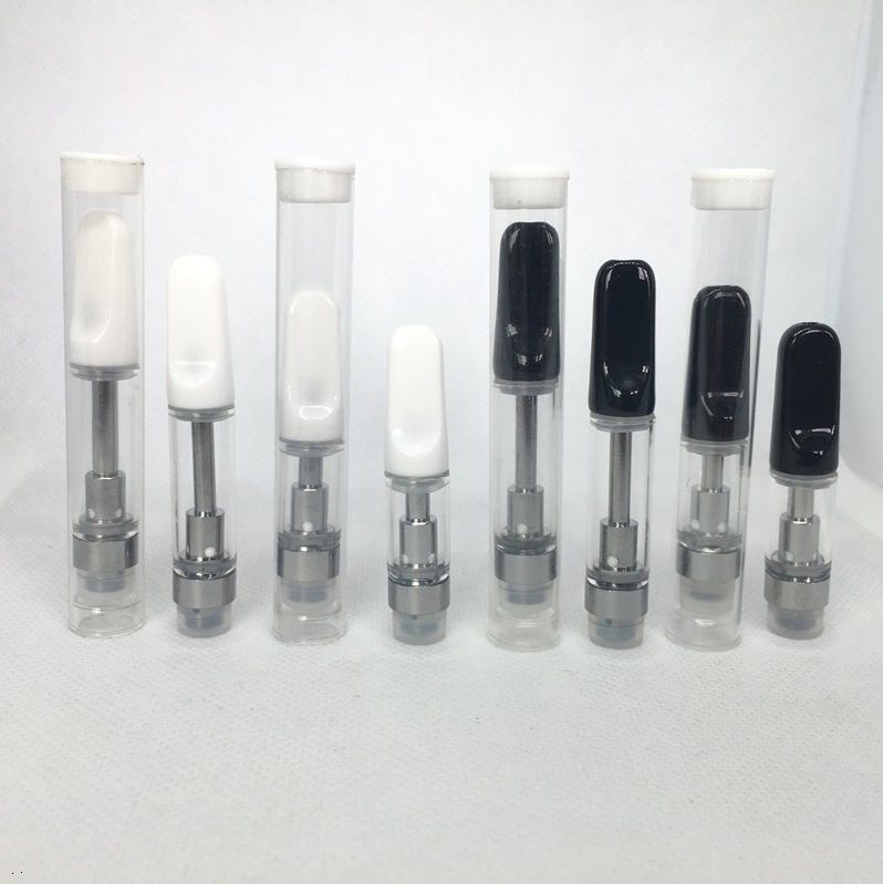 Thick Oil Cartridge Vape Pyrex Glass Ceramic Coil Head Ceramic Drip Tip