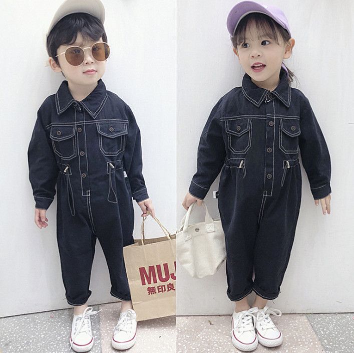 children's denim jumpsuit