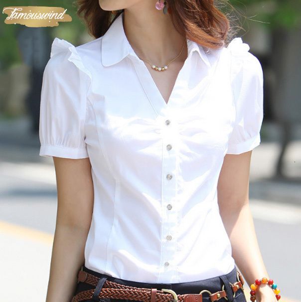 blusas de manga corta para dama