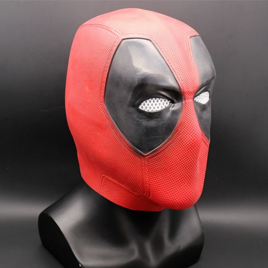 Deadpool Scary Zombie Mask Latex Halloween Cosplay Costume Superhero Party Props
