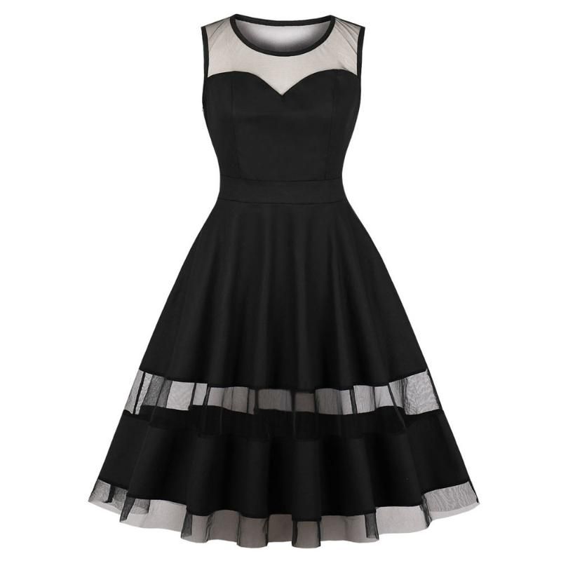 60s style black dress