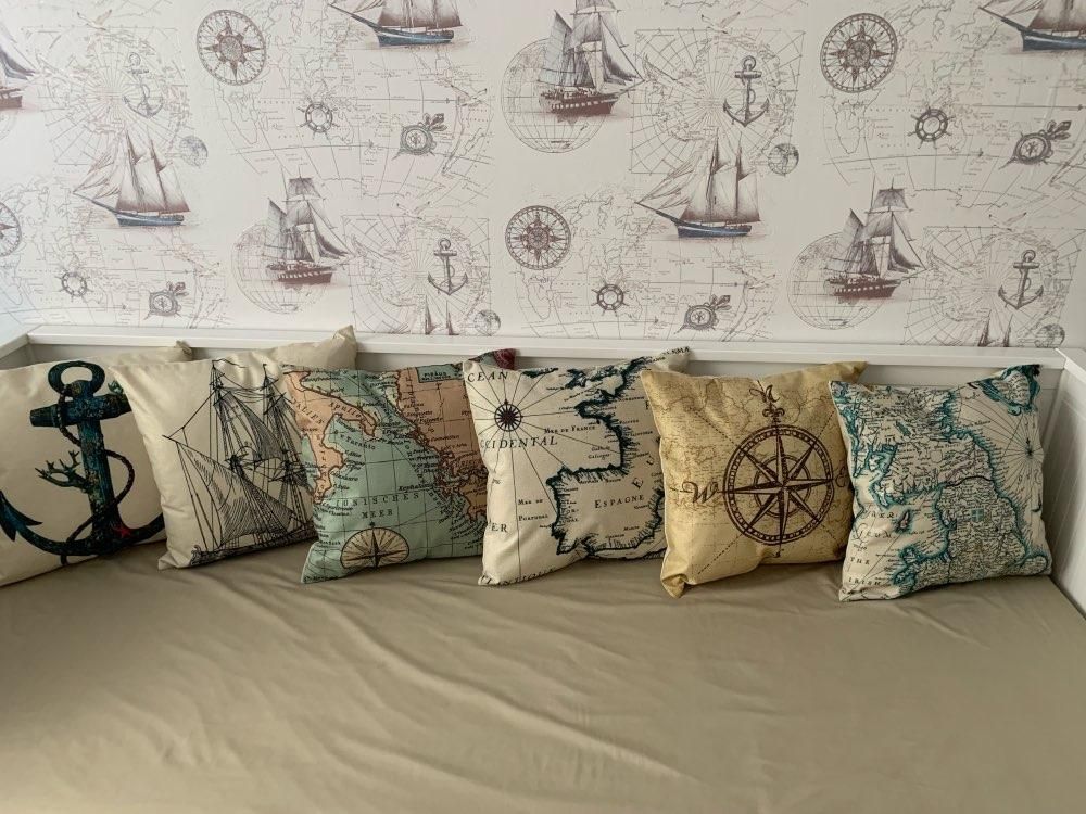 World Map Cushion Cover Europe Retro Ship Home Sofa Decor Pillow Cover Pillowcase Car Cushions Linen Throw Pillow Case Throw Pillow Covers Linen Duvet Cover From Homedod 5 28 Dhgate Com