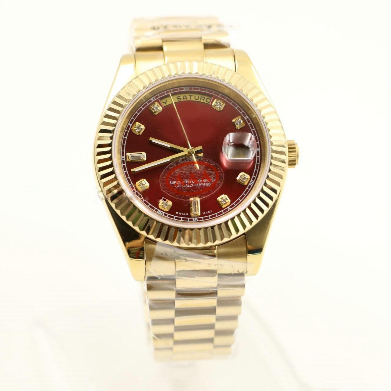 red face watches mens