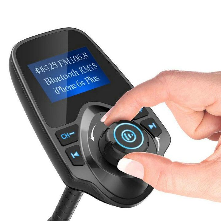 T10 Car Wireless Mp3 Music Player Bluetooth FM Transmitter & Hands Free