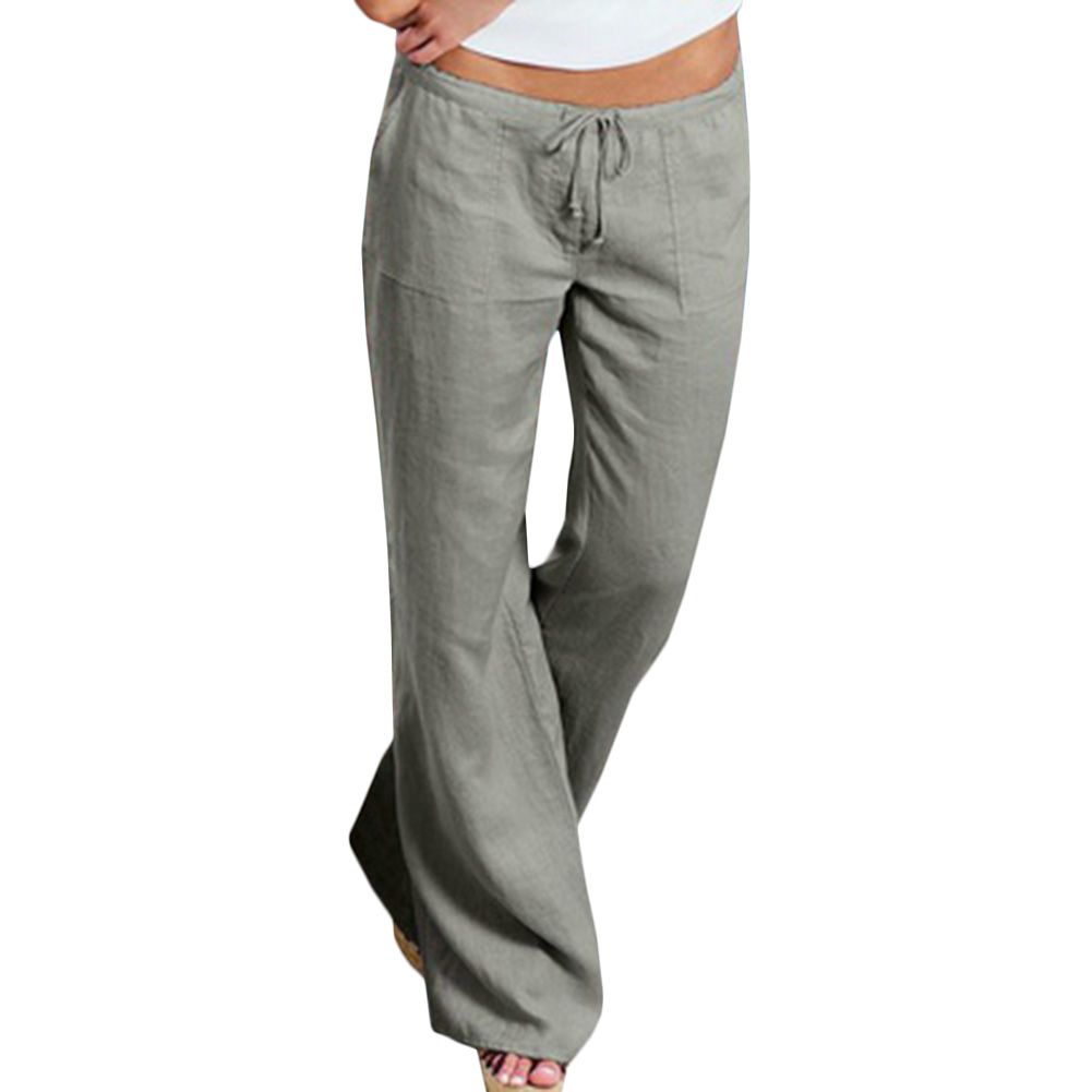 casual linen trousers ladies