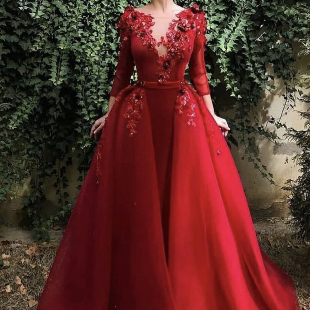 vestidos baile de finalistas vermelho