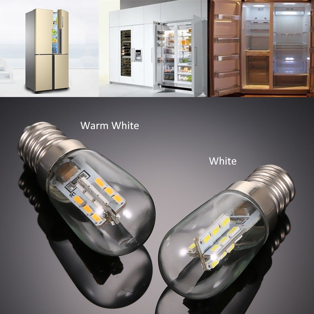 Mini Refrigerator LED Light Bulb Freezer Fridge Lamp Glass Lamp E14 White  Warm White 220V From Yinke_led, $1.98