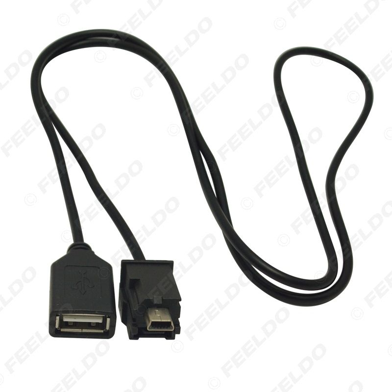 2021 Car Audio Radio USB To Mini USB Port Switch Cable Adapter For