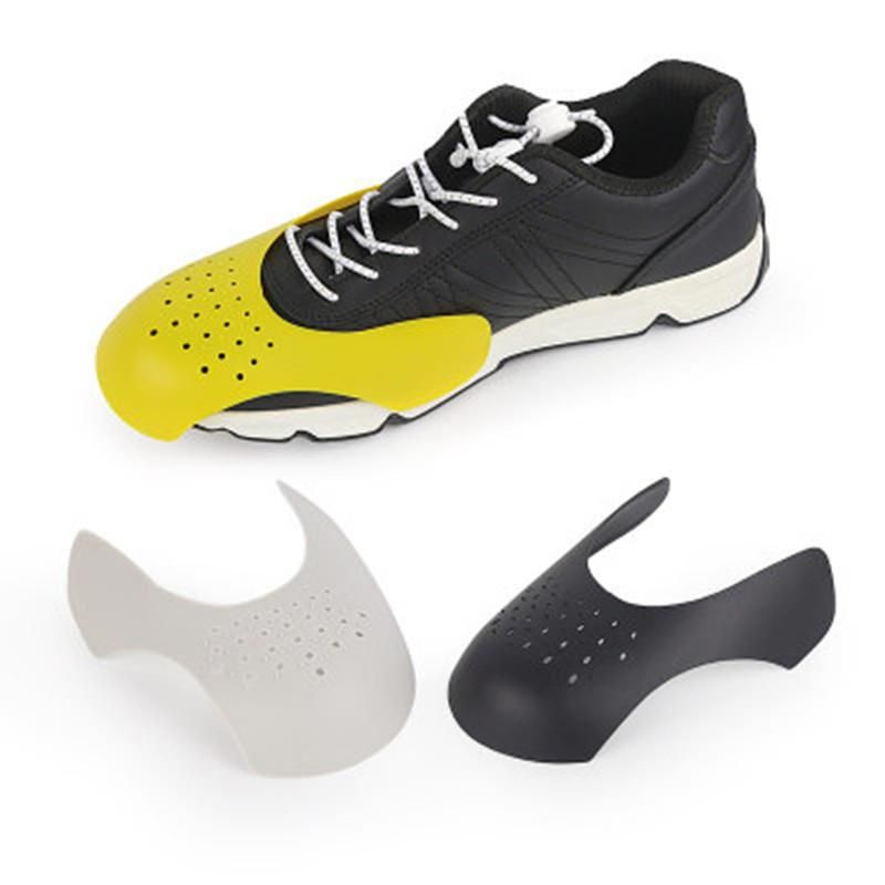 6 Pair Black Shoes Shield Sneaker Protector Anti Crease Shoe Toe Protection