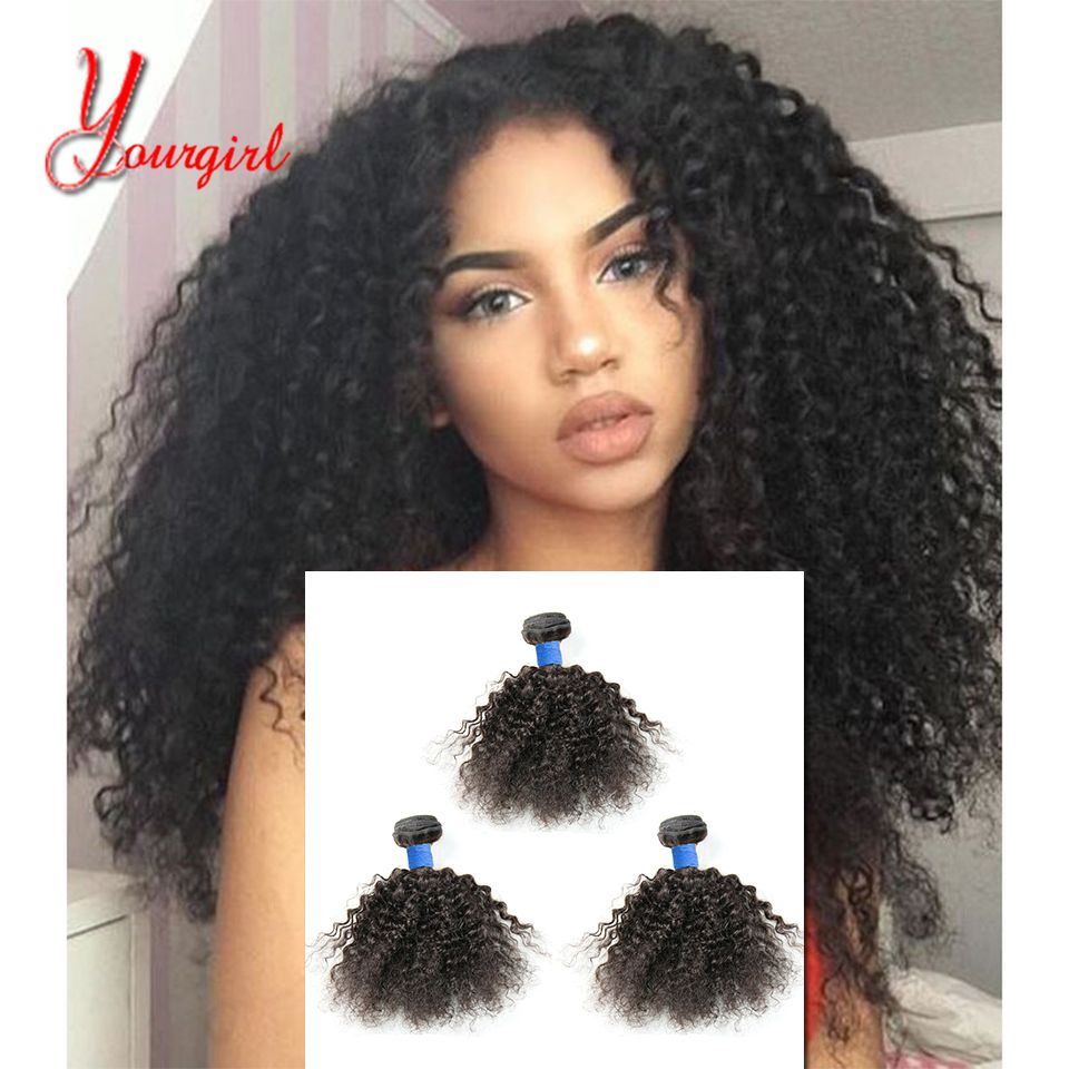 3 Bundles Sexy Curly 100 Human Virgin Hair Malaysian Human Hair