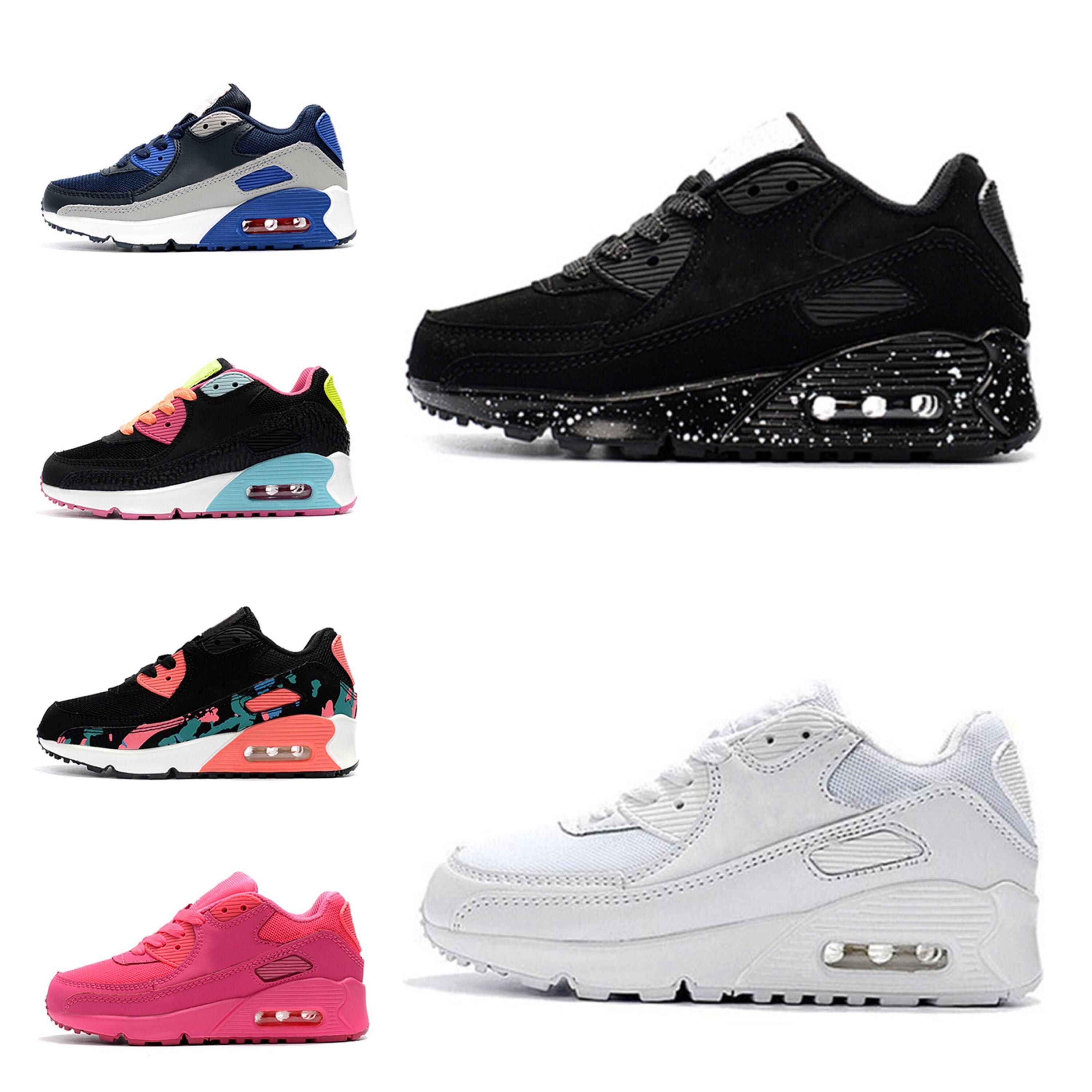Compra Nike Air Max 90 2020 Zapatos De Cuero Para Niños Moda ... كعك Compra Nike Air Max 90 2020 Zapatos De Cuero Para Niños Moda ... كعك