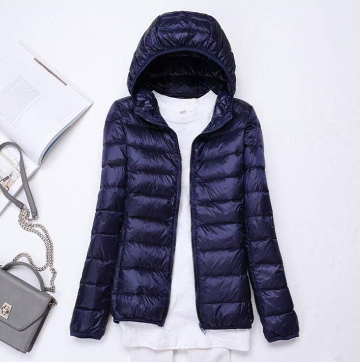 women's short down puffer jacket