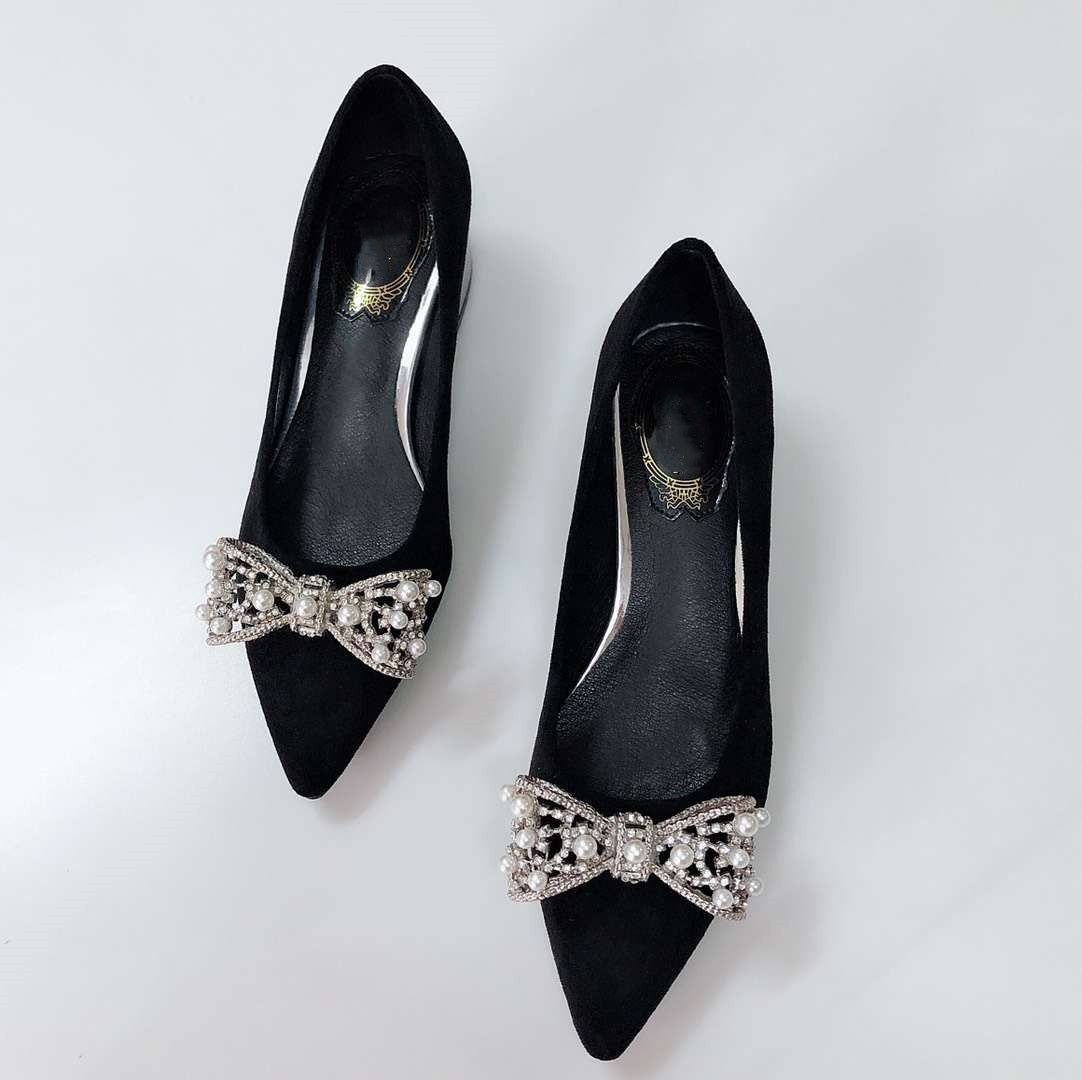 Summer Womens Sexy Real Leather High Heels Pointed Black Wedding