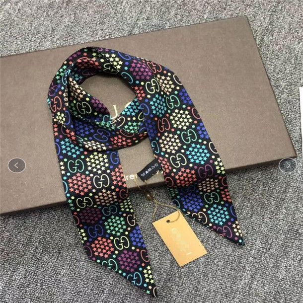 2020 New Designer Silk Handbag Long Scarf Shawl For Women High Quality Italy Louìs Vuìttõn Silk ...