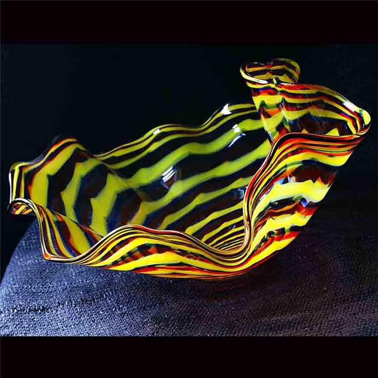 2020 Hanging Wall Art Dale Chihuly Style Borosilicate Glass Art Hand