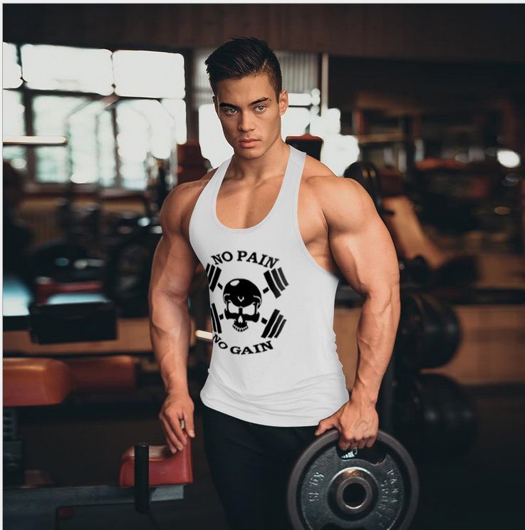 Compra GYM VEST Marca Fitness Ropa Culturismo Racerback Tank Top Hombre Sin  Mangas Del Chaleco De Ropa Deportiva Algodón Singlets Gimnasios Camisa  Barato | Entrega Rápida Y Calidad | Es.Dhgate