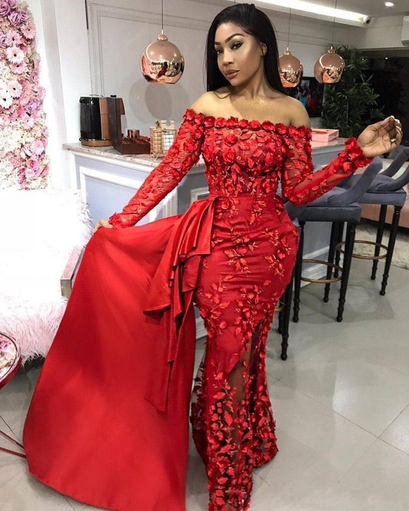 Red Evening Dresses South African 