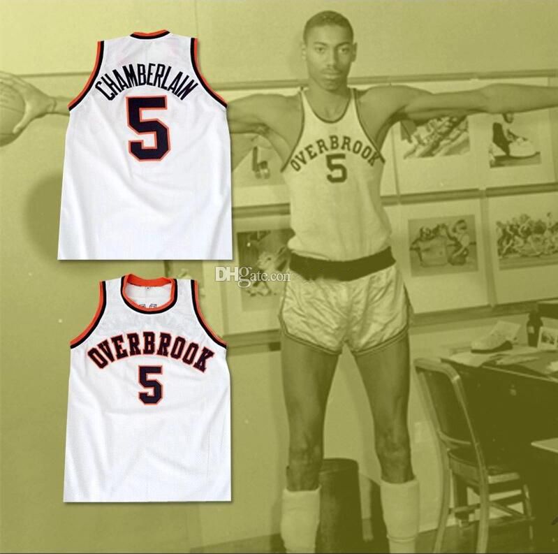 wilt chamberlain overbrook jersey
