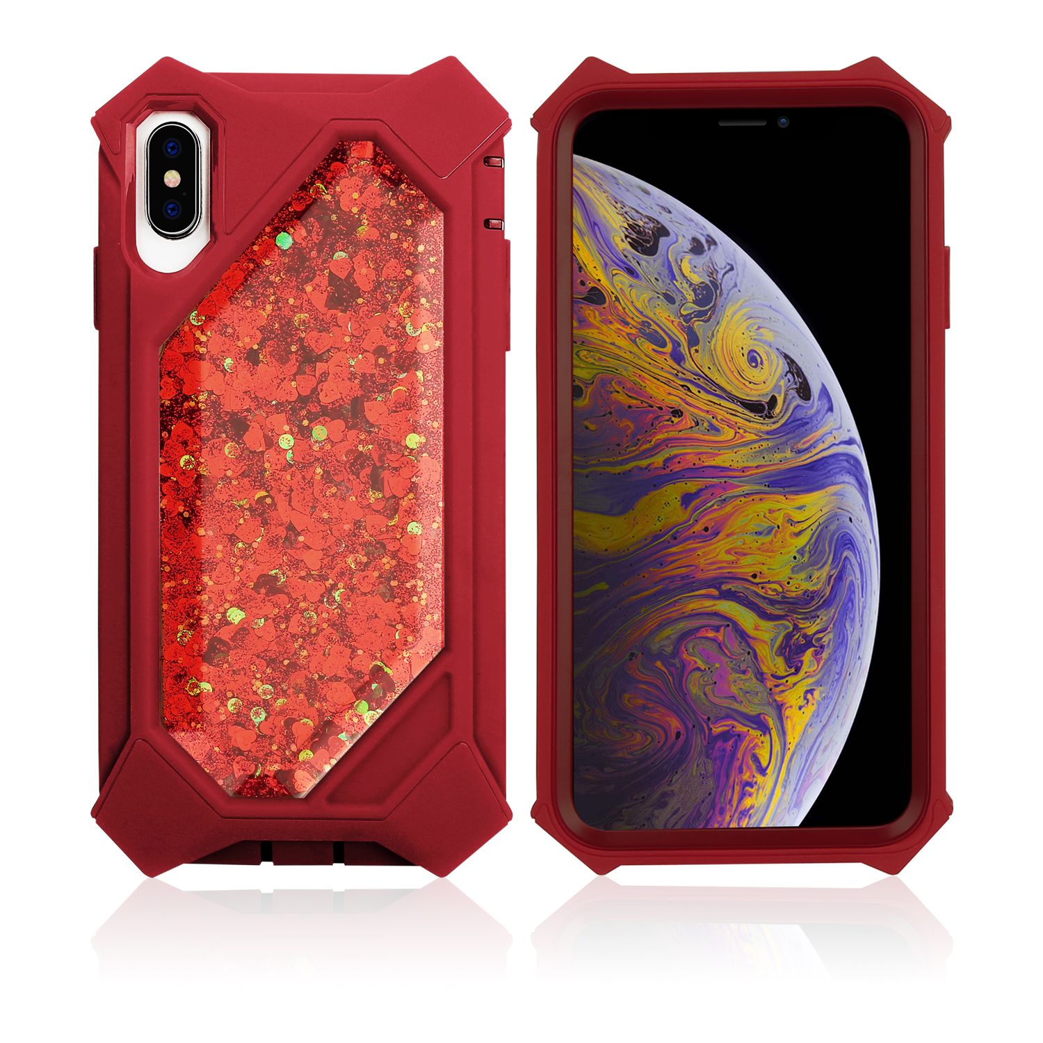 Quicksand Defender Glitter Flowing Liquid Floating Soft Bumper Heavy