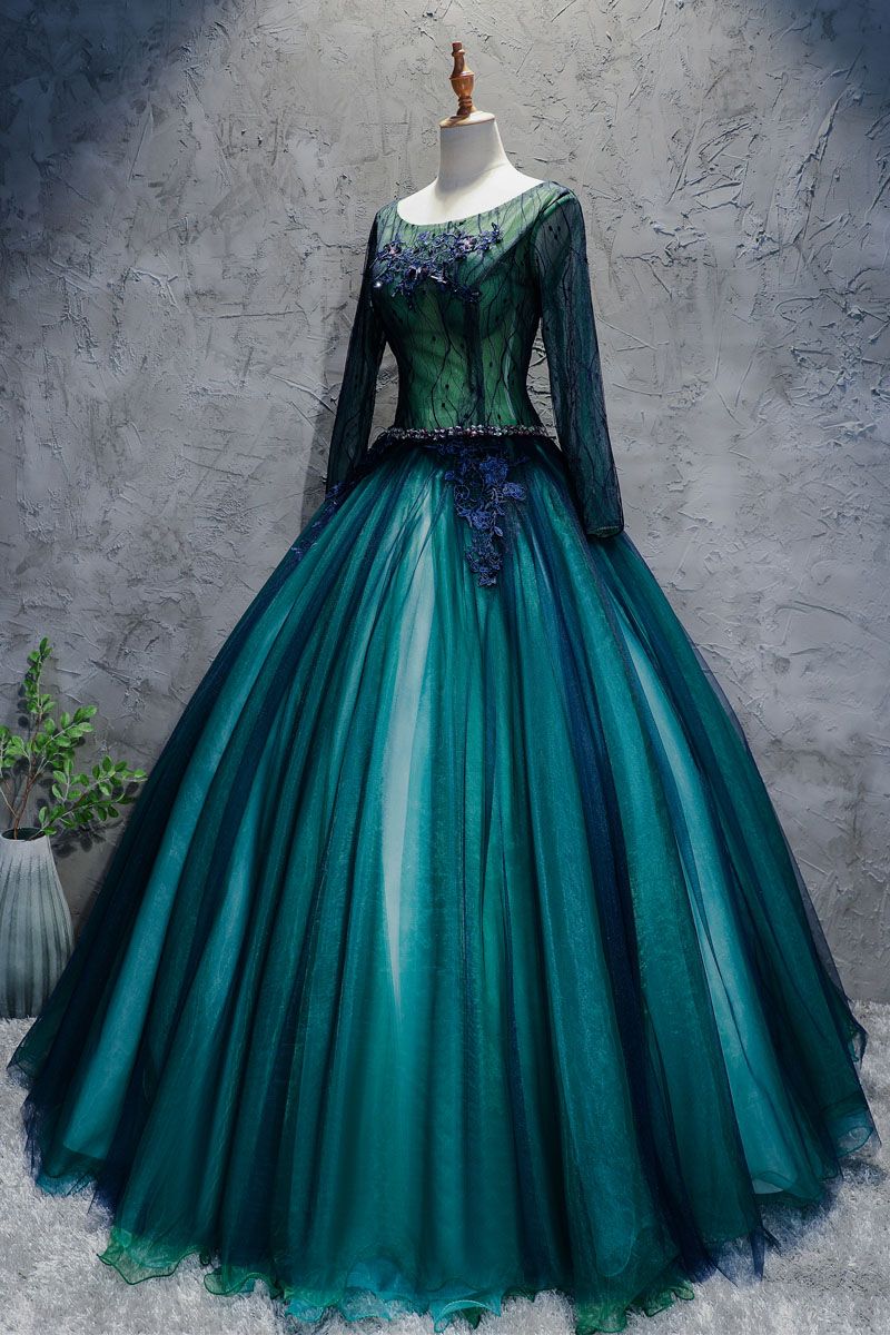 emerald green medieval dress