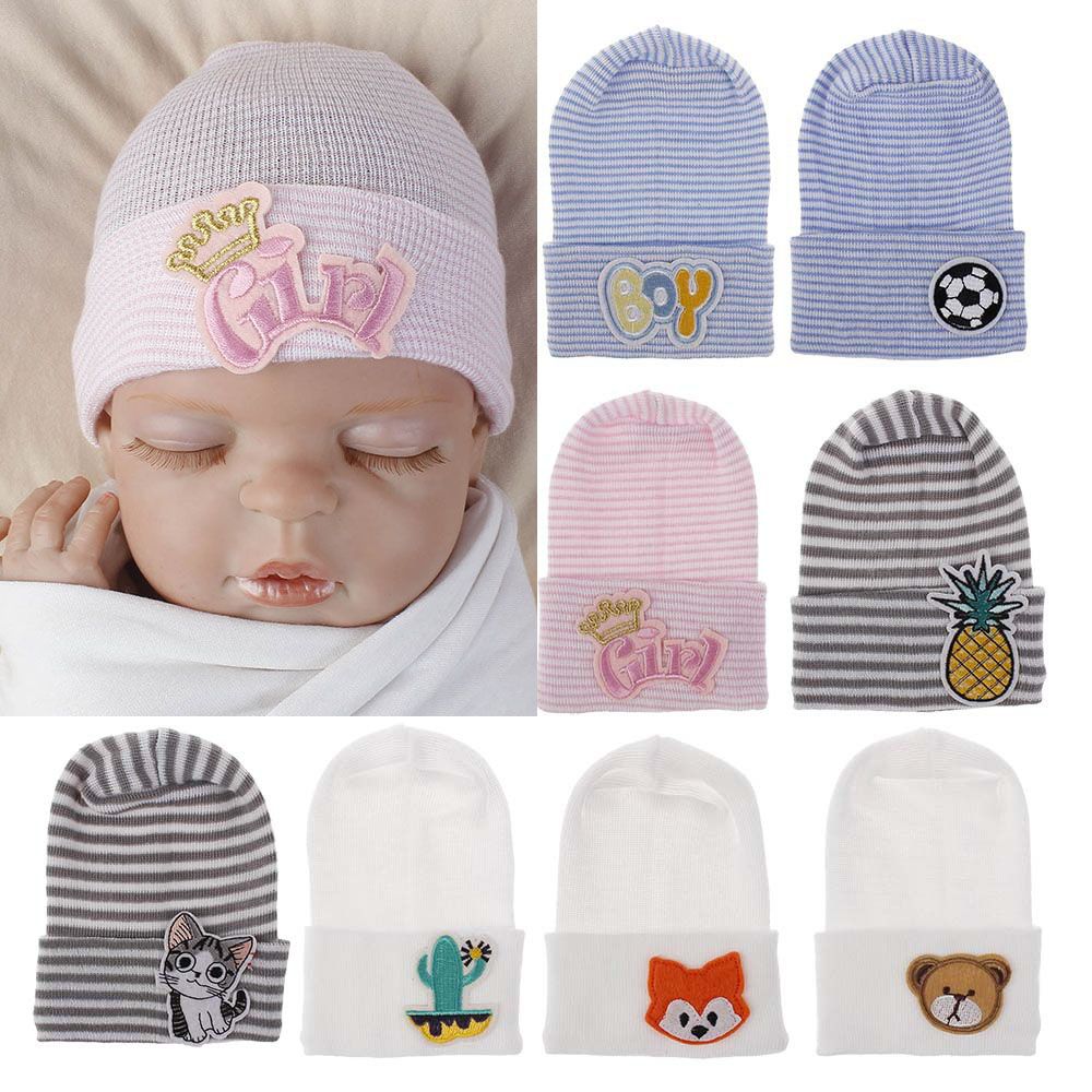 embroidered infant hats