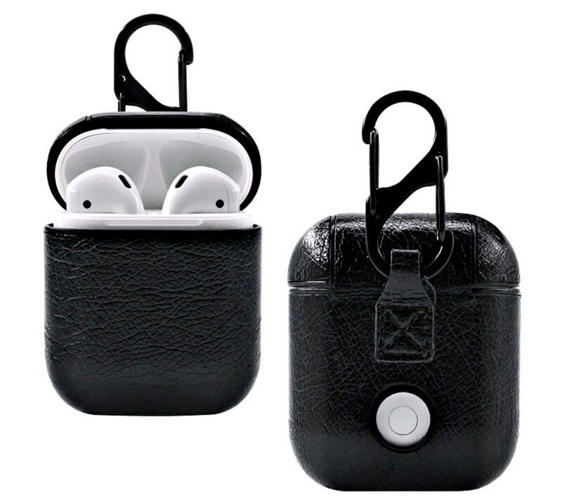 Compra Estuche Para Auriculares Nuevo Funda Protectora Para Audífonos  Inalámbrica De Cuero Funda Protectora Carcasa De Carga Estuches Con Gancho  Para Apple AirPods Con Caja Al Por Menor Barato | Entrega Rápida