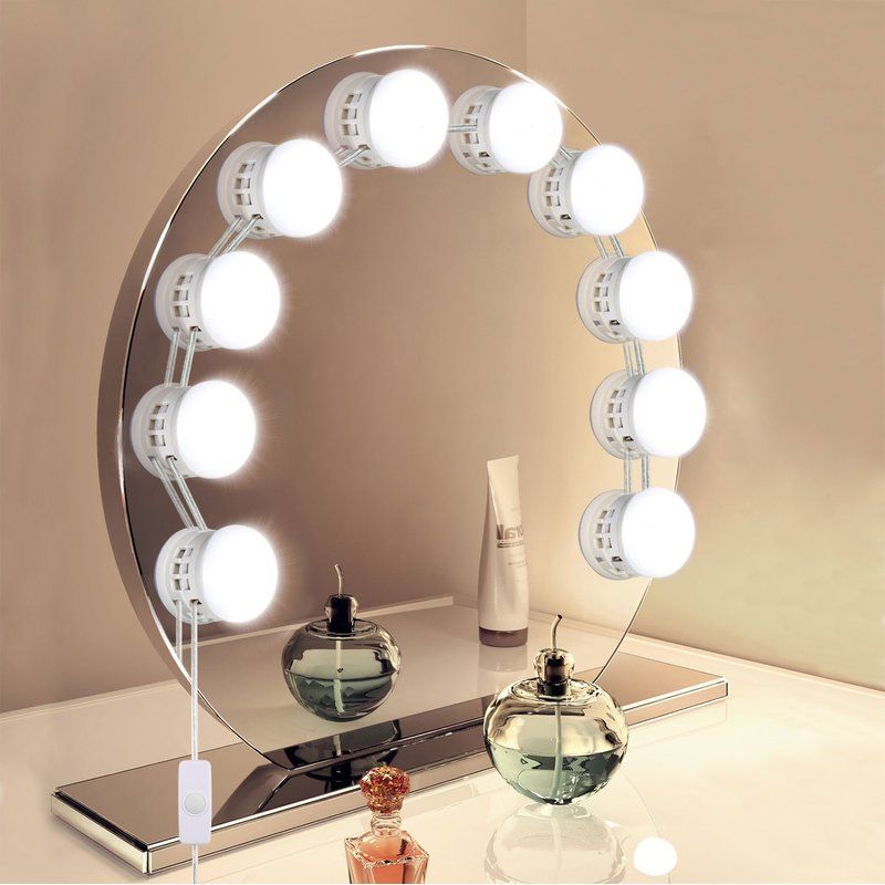 big bulb mirror